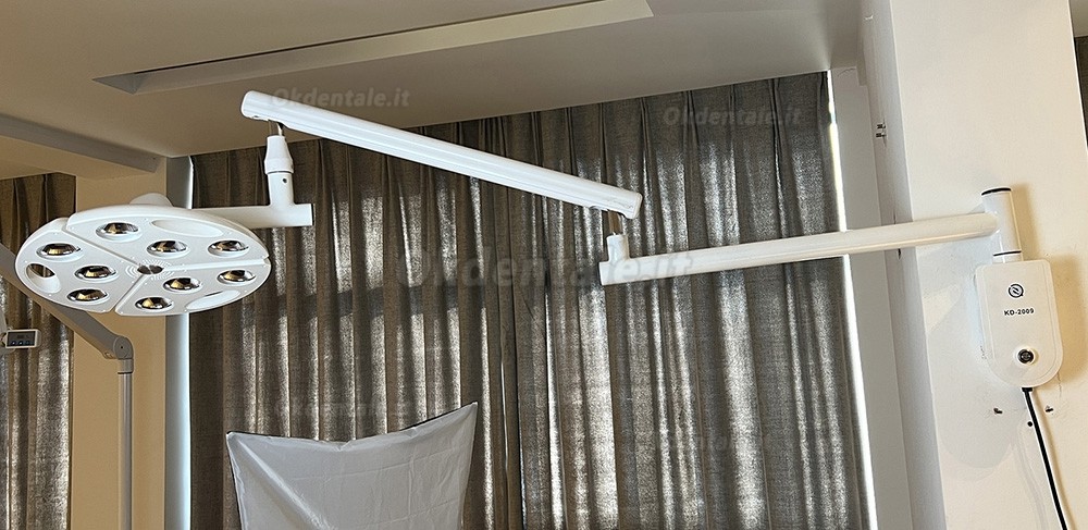 Lampada scialitica odontoiatrico a LED KWS KD-2012B-5 da 90 W / lampada operatoria a parete